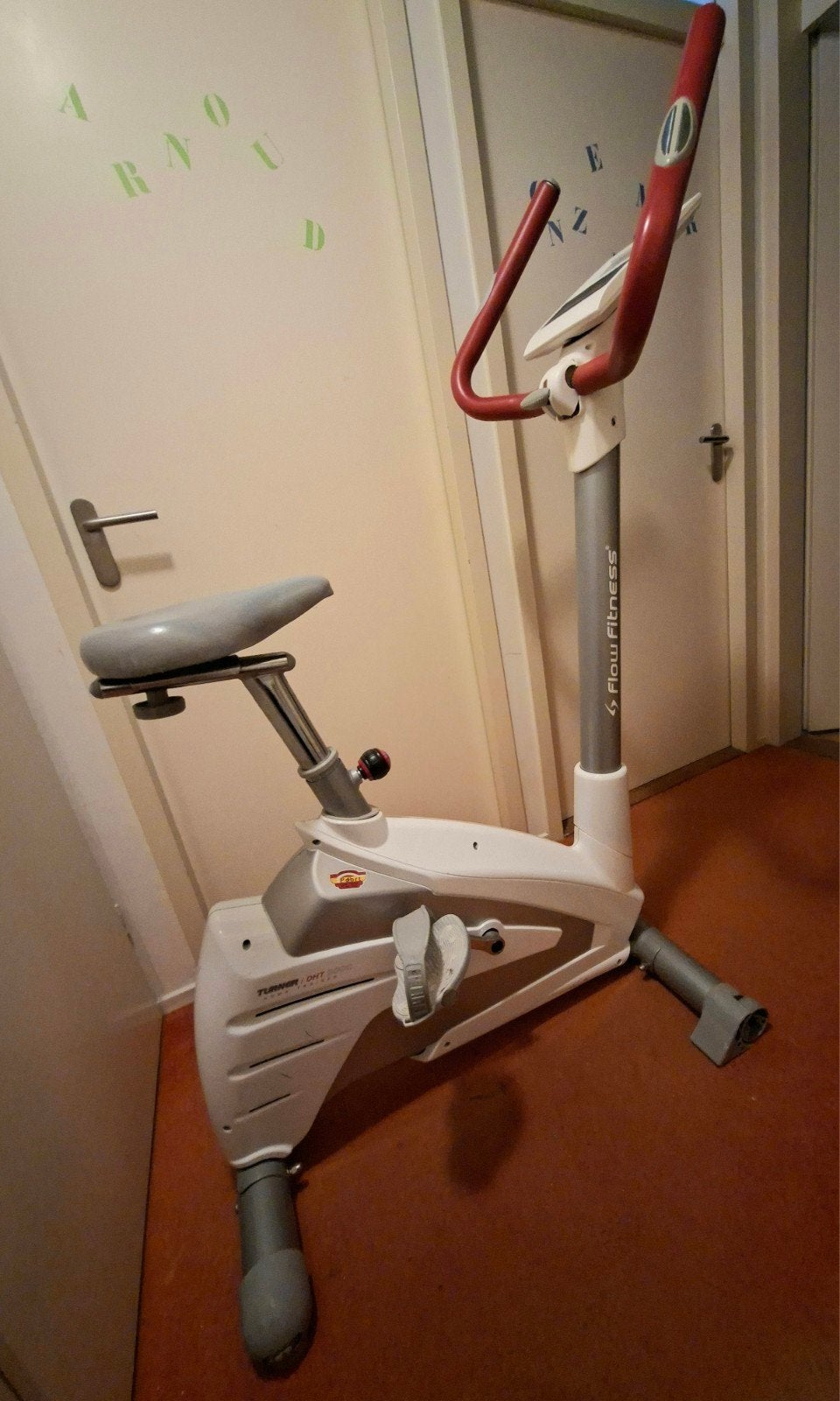 Hometrainer , Flow Fitness., Sport en Fitness, Fitnessapparatuur, Ophalen, Zo goed als nieuw, Hometrainer