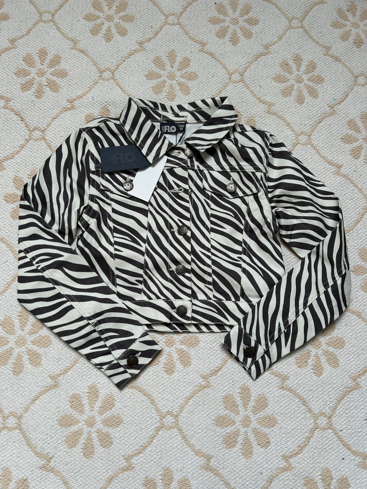Like FLO Zebra spijkerjasje maat 140, Ophalen of Verzenden, Nieuw, Meisje, Jas