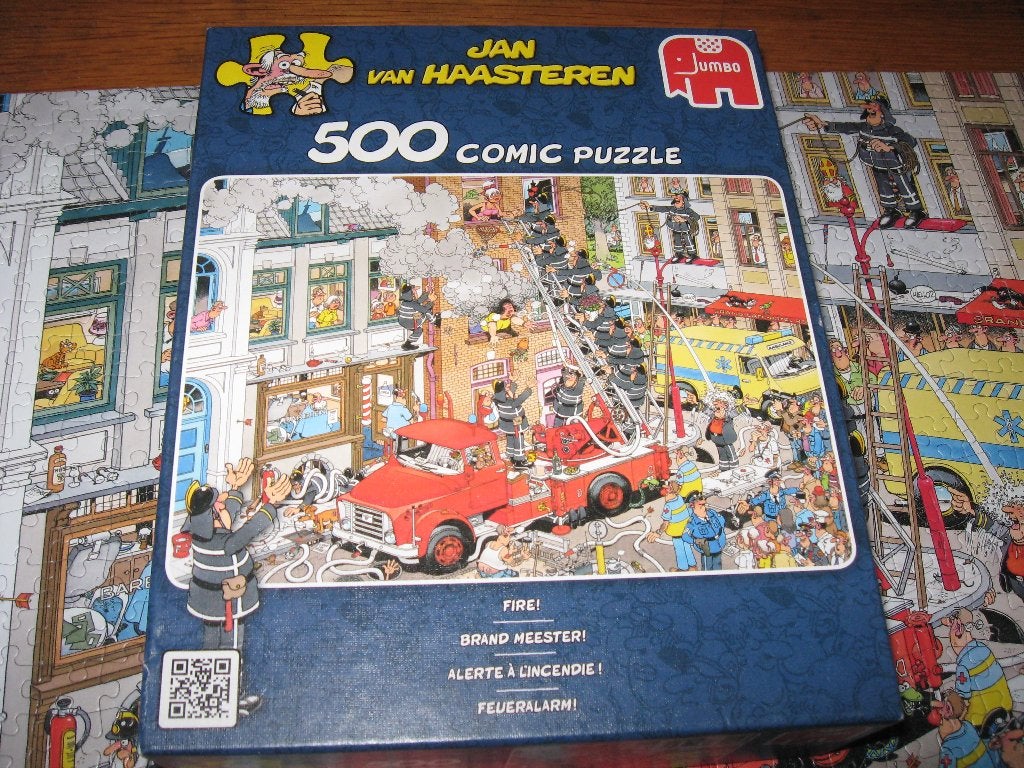 Jan van Haasteren BRAND MEESTER 500 stukjes, Ophalen of Verzenden, 500 t/m 1500 stukjes, Gebruikt, Legpuzzel