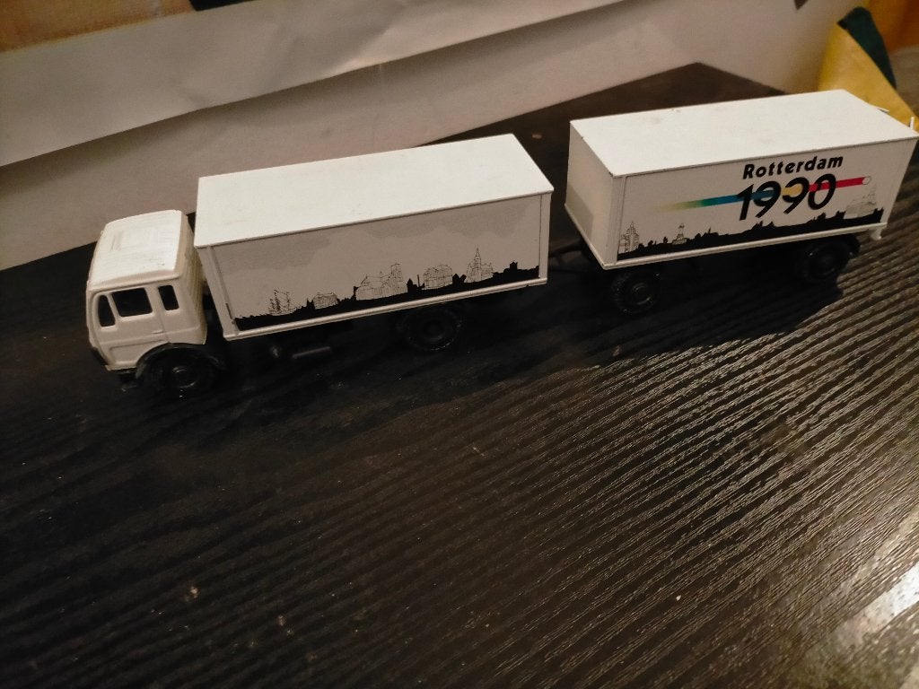 Nzg combinatie Mercedes Rotterdam, Ophalen of Verzenden, Zo goed als nieuw, Bus of Vrachtwagen, Lion Toys