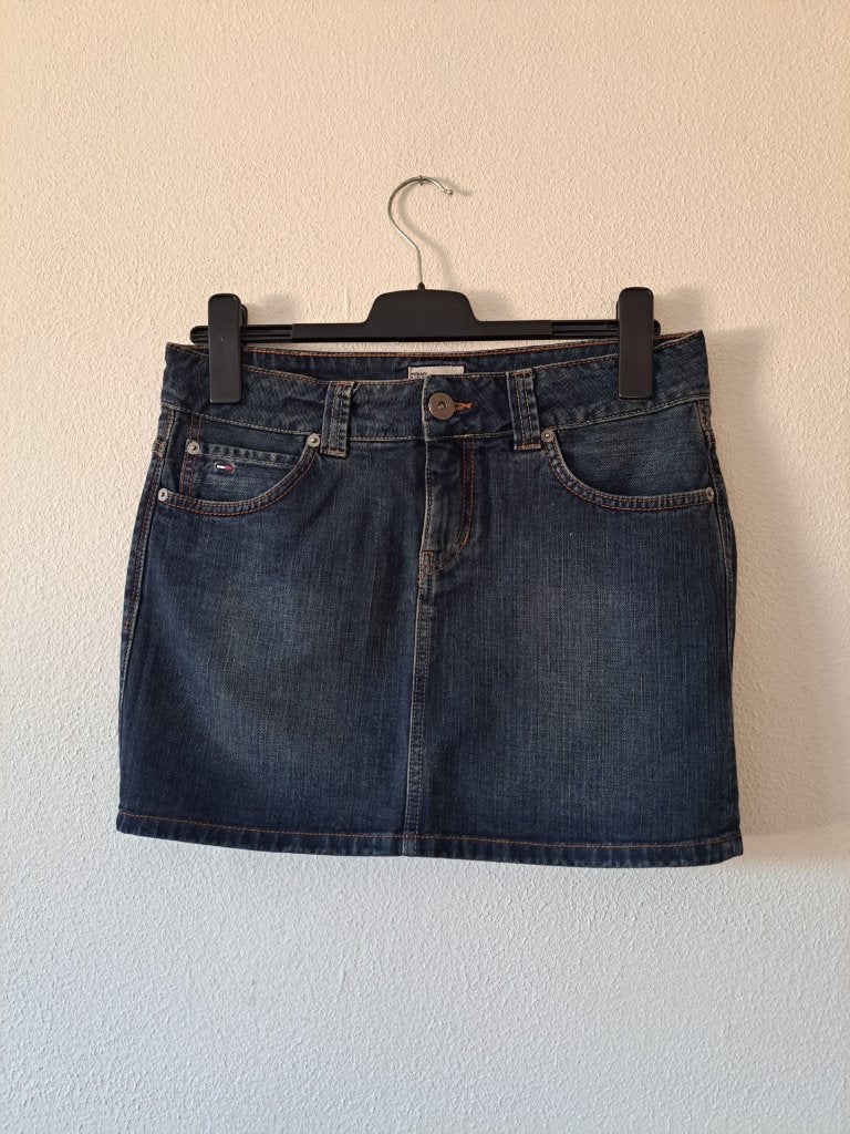 blauwe tommy hilfiger spijkerrok maat m #1, Kleding | Dames, Rokken, Maat 38/40 (M), Blauw, Ophalen of Verzenden, Zo goed als nieuw