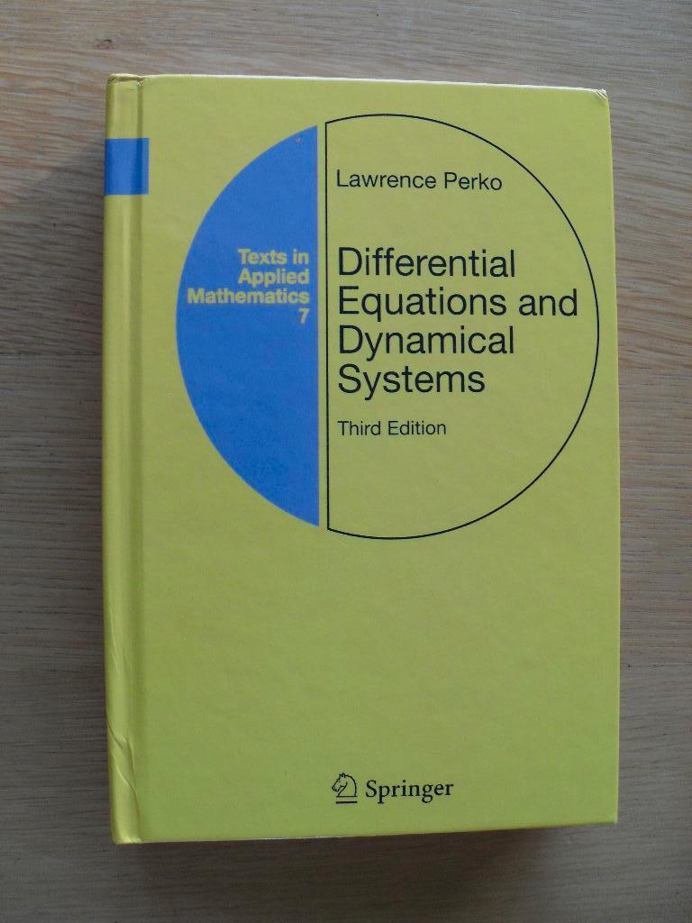 Differential Equations and Dynamical Systems van Perko, Ophalen of Verzenden, Gelezen