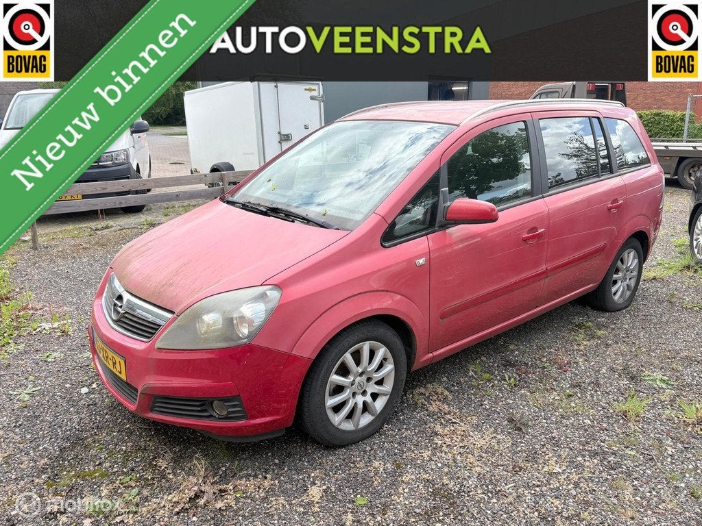 Opel Zafira 1.8 Executive|AUTOMAAT|7PERS|KOOPJE, Auto's, Opel, Stof, Gebruikt, Zwart, 4 cilinders
