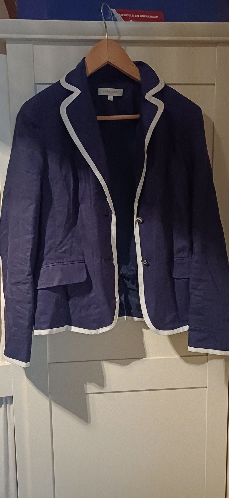 JULIEN LE ROY Jasje Maat 38, Kleding | Dames, Maat 38/40 (M), JULIEN LE ROY, Blauw, Ophalen of Verzenden
