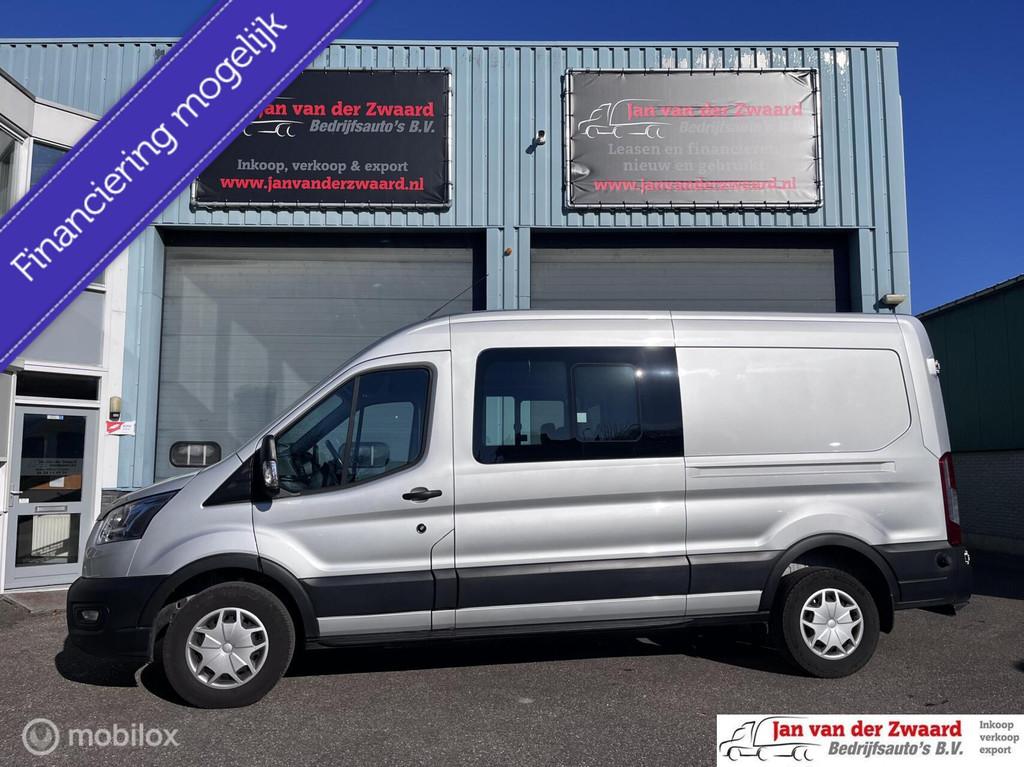 Ford Transit 350 2.0 TDCI Dubbele Cabine Trend uitvoering, Auto's, Bestelauto's, Bedrijf, Te koop, ABS, Achteruitrijcamera, Airconditioning