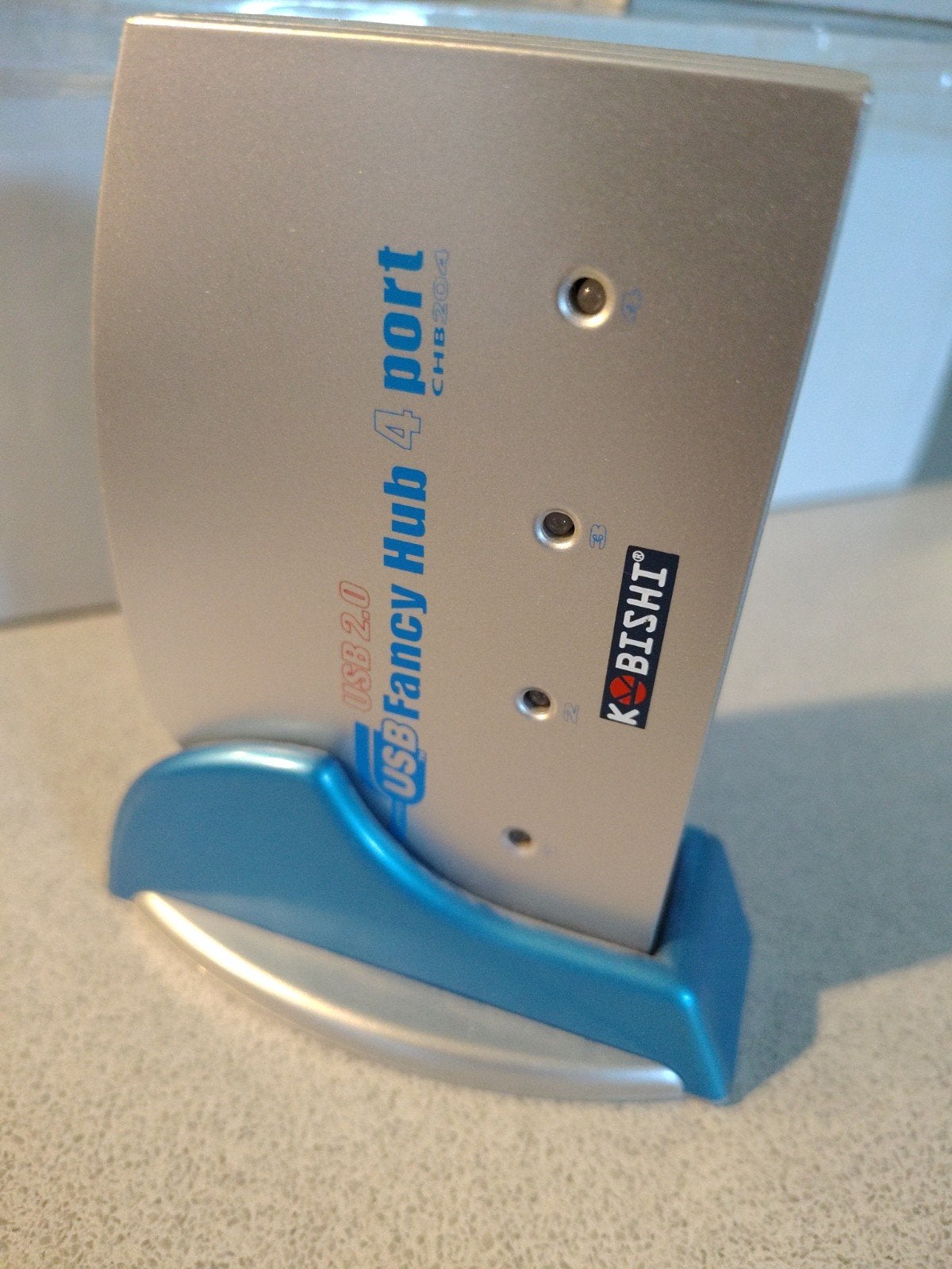USB 2.0 Hub 4 poorten met adapter, Computers en Software, Ophalen of Verzenden, Zo goed als nieuw