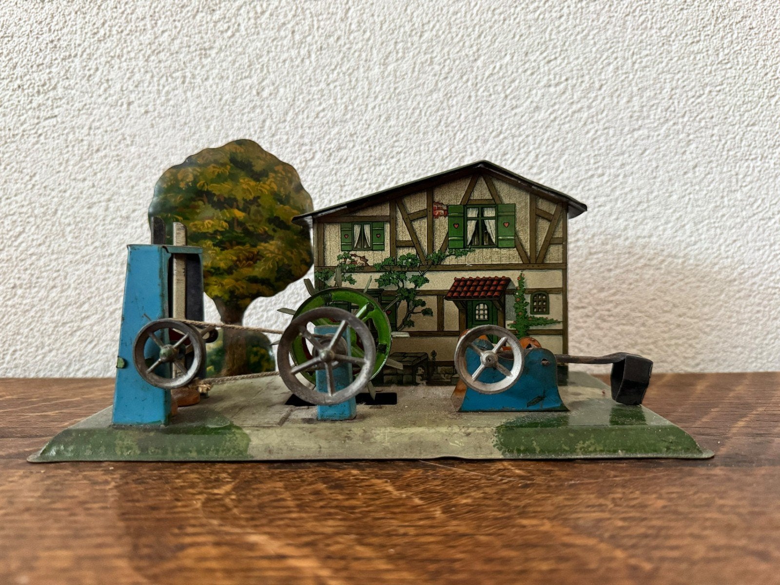 Stoom speelgoed. Antieke blikken stoommachine accessoire - W, Ophalen of Verzenden