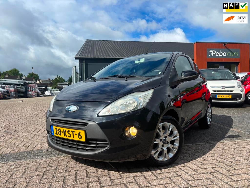 Ford Ka 1.2 Titanium / Airco / L.M Velgen / Spoiler, Voorwielaandrijving, Stof, Gebruikt, 4 cilinders