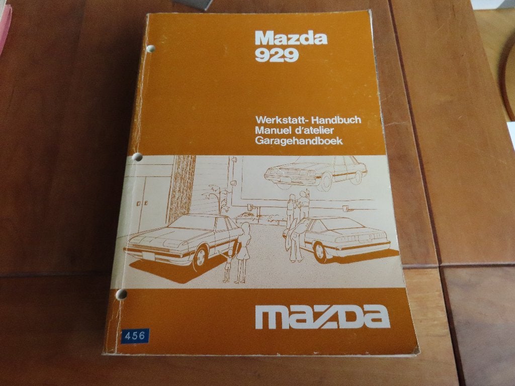 Dealer werkplaatshandboek Mazda 929 sedan, Coupe 1981, Ophalen of Verzenden