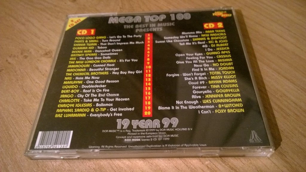 Millenium- mega top 100- 19 years 99 volume 7, Ophalen, Gebruikt, Pop, Verzamelalbum