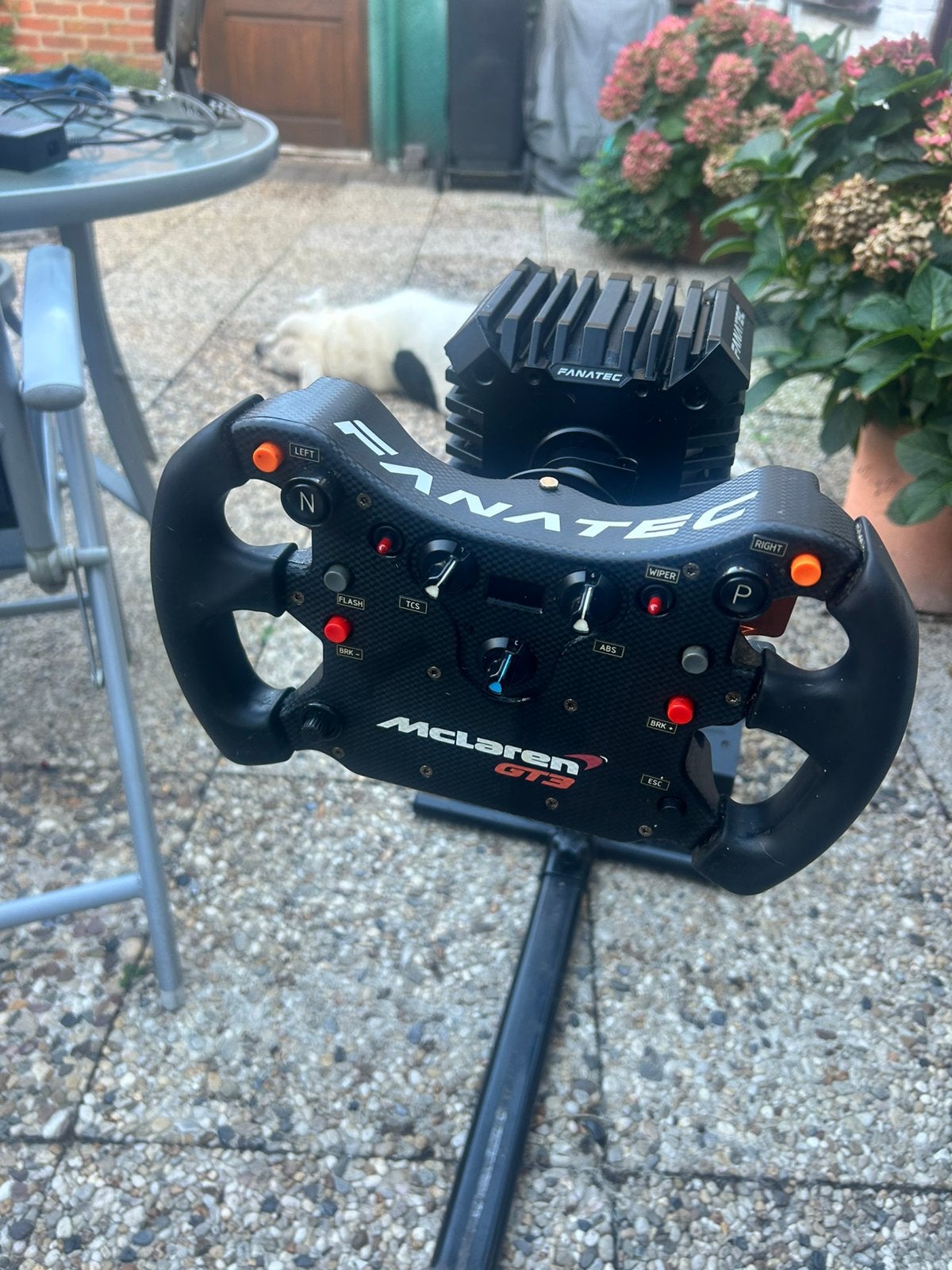 Fanatec csl dd 8nm mclaren gt3v2 + csl load cell brake, Computers en Software, Ophalen, Gebruikt