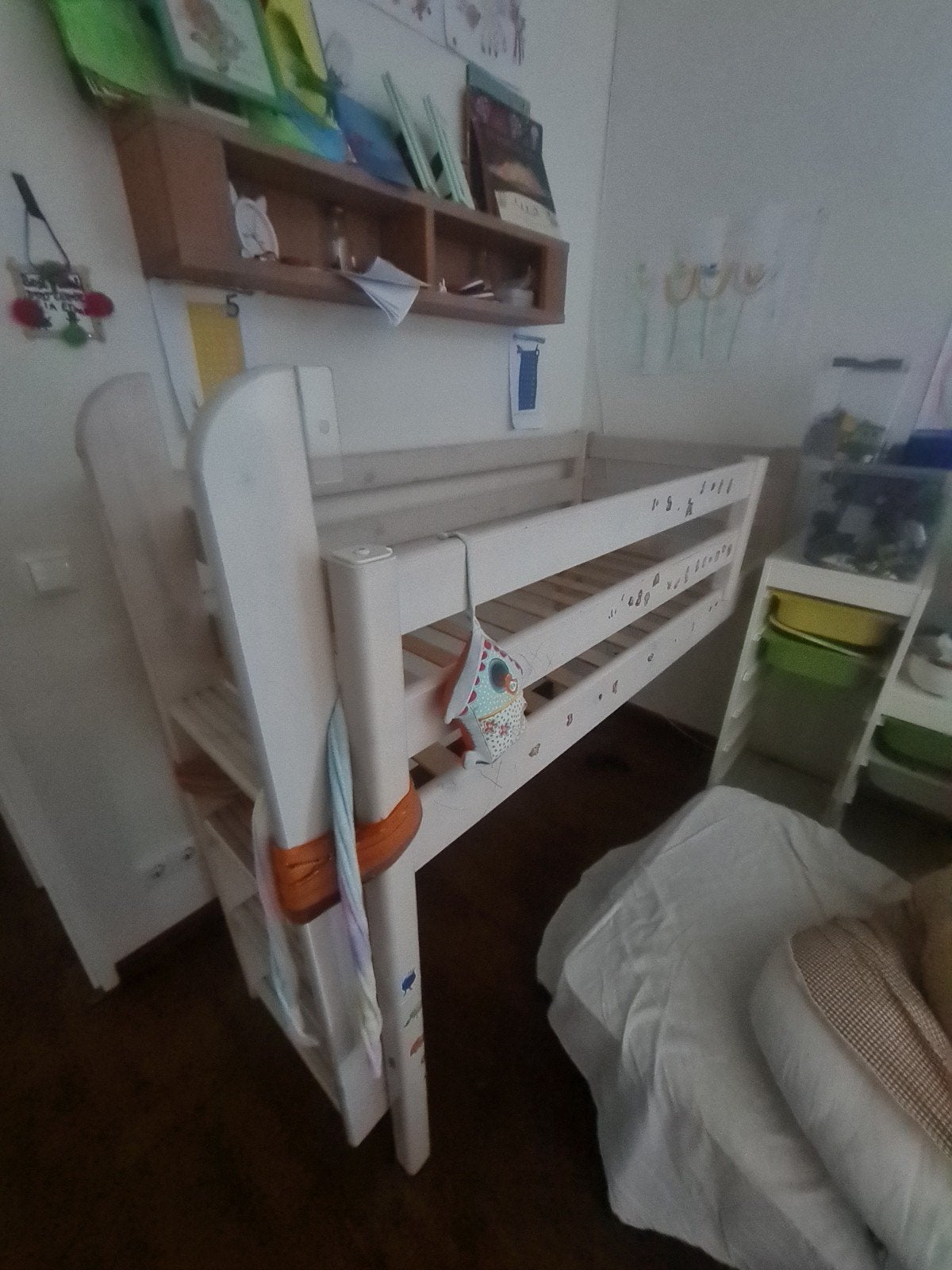 Flexadreams junior Hoogslaper (kapotte poot), Ophalen, Gebruikt, Eenpersoons, 90 cm