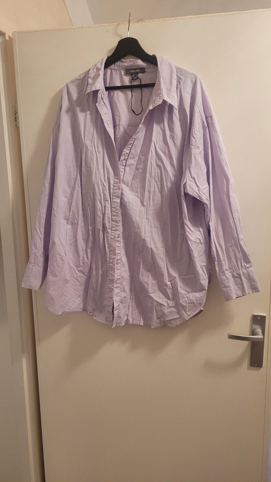 Lila paarse blouse maat 46 100% katoen, Primark, Paars, Maat 46/48 (XL) of groter, Ophalen of Verzenden