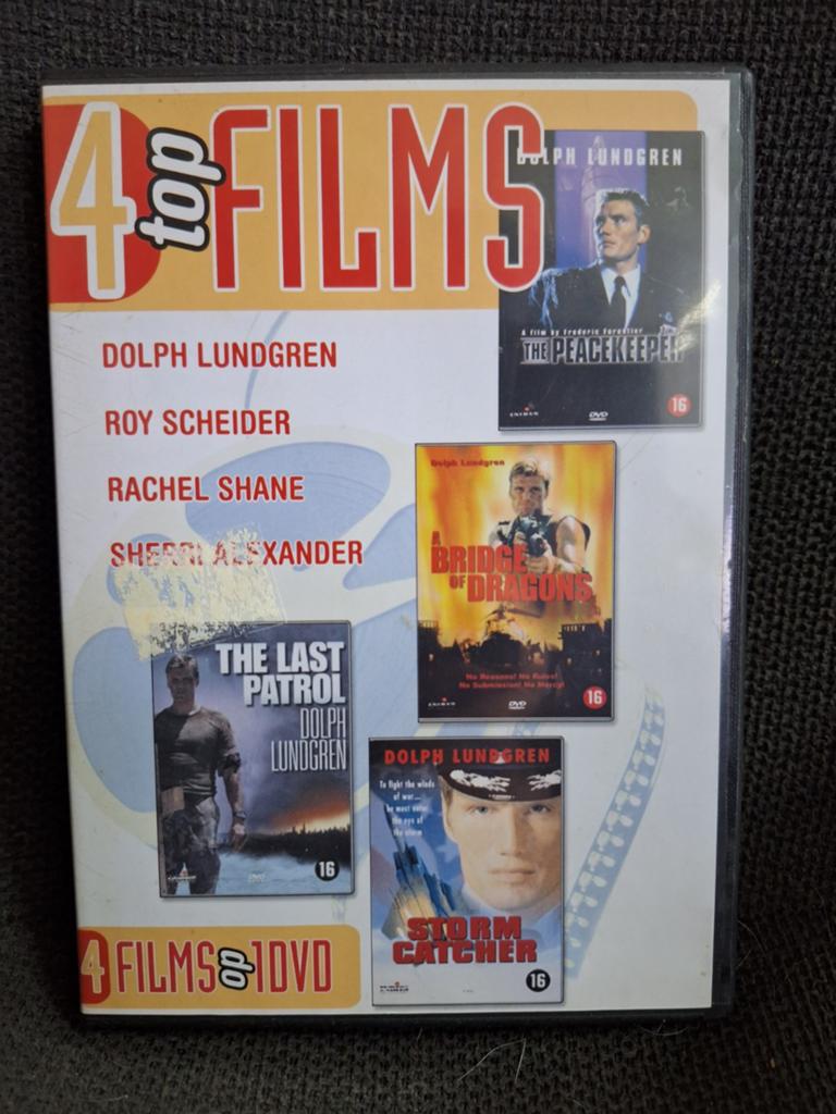 4 Top Films met Dolph Lundgren - DVD Boxset, Gebruikt, Vanaf 16 jaar, Boxset, Ophalen of Verzenden