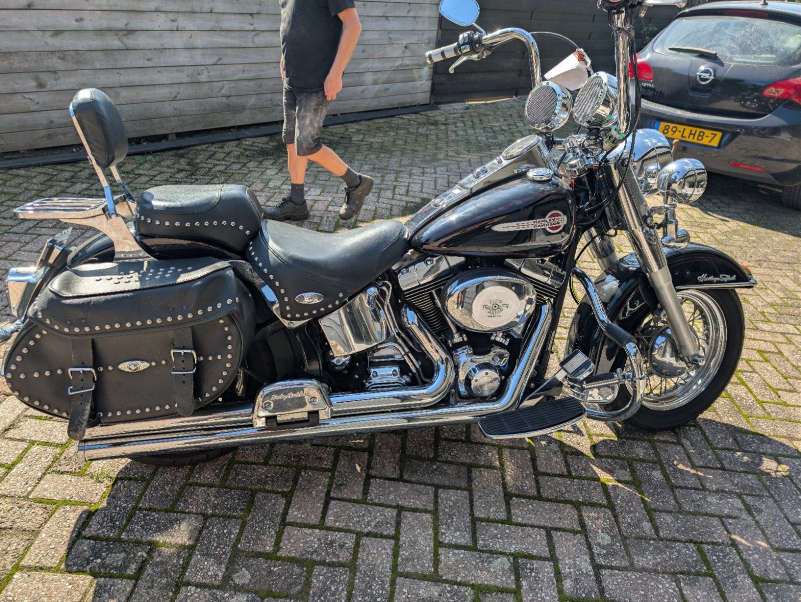 Foto 2 van Harley-Davidson heritage onderdelen, tassen ,zadel , bagage