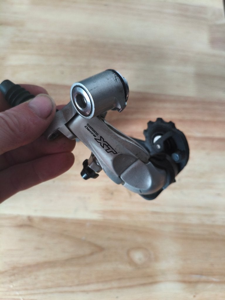 Shimano XT 9 speed derailleur, Fietsen en Brommers, Ophalen of Verzenden, Gebruikt, Mountainbike