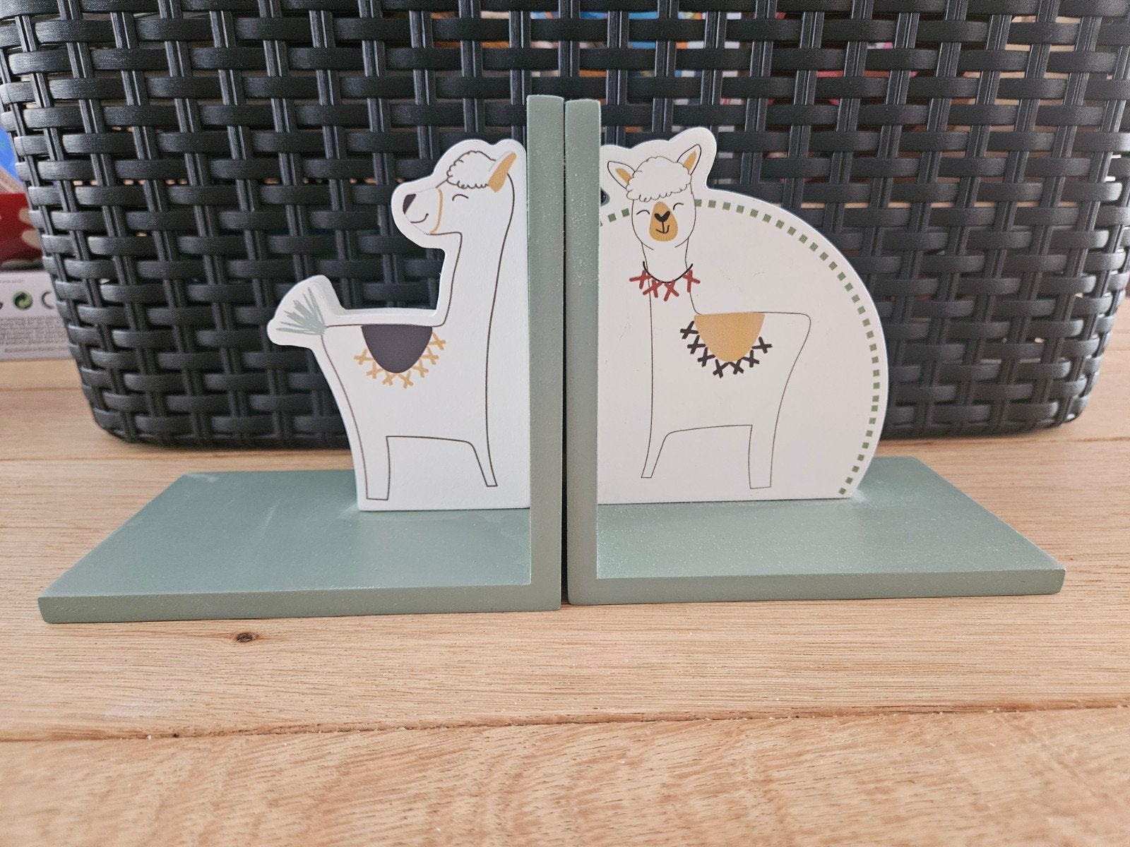Leuke boekensteunen met lama's, Ophalen of Verzenden, Gebruikt, Wanddecoratie