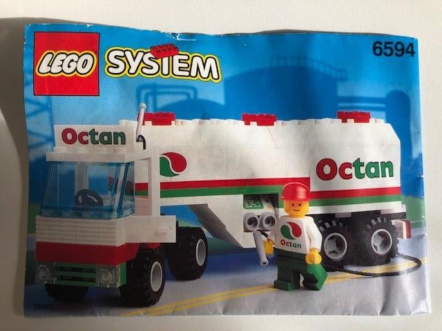 Legoset 6594 Octam tankwagen, Gebruikt, Lego, Ophalen of Verzenden, Complete set