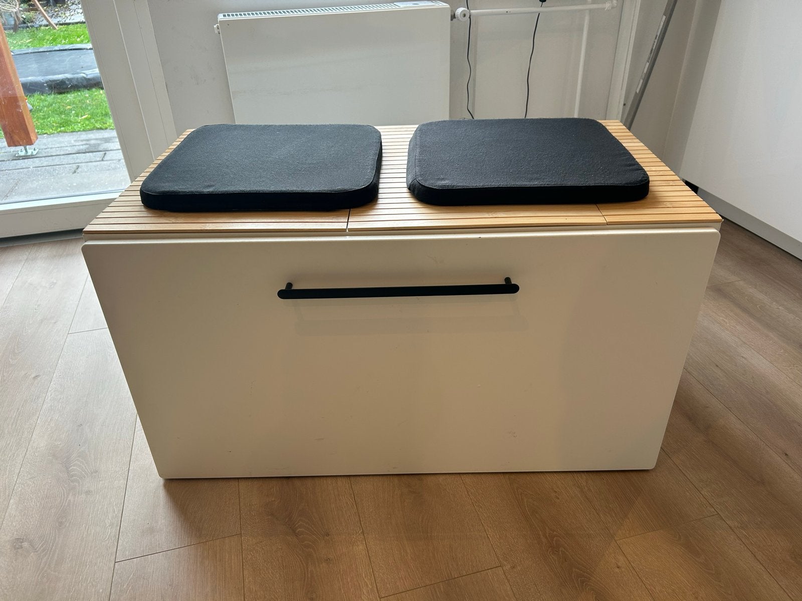 Ikea opbergbank met kussens, Ophalen, Gebruikt