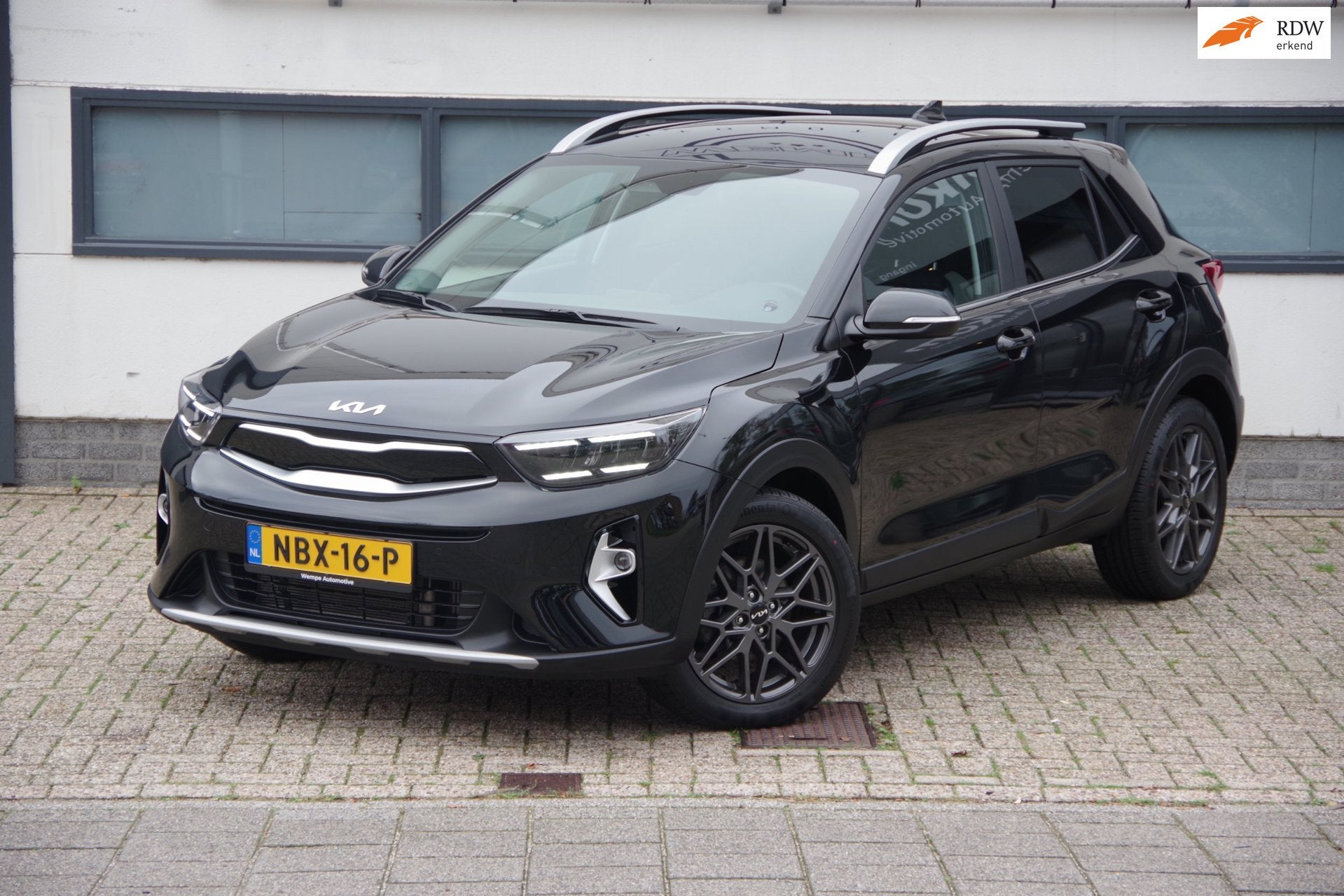 Kia STONIC 1.0 T-GDi MHEV Nightline Edition |Automaat| Carpl, Auto's, 450 kg, Zwart, Bedrijf, Hybride Elektrisch/Benzine