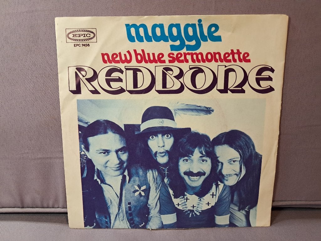 45t. Redbone - Maggie. ex, Gebruikt, Overige genres, 7 inch, Ophalen of Verzenden
