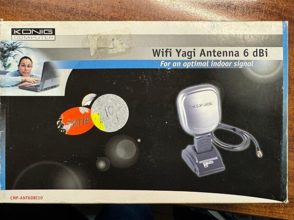 Konig Computer Wifi Yagi Antenna, Ophalen of Verzenden, Nieuw, Antenne