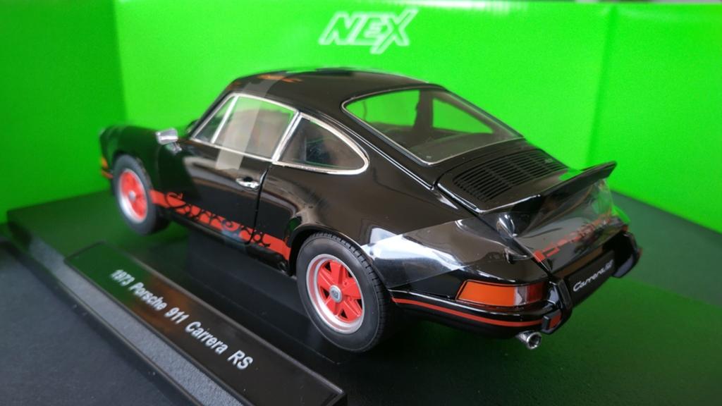 Porsche 911 Carrera RS 1973 Black 1:18 Welly Nex Pol, Verzenden, Nieuw, One Midtown 11 Hoi Sing Road Macau, Welly@welly.com