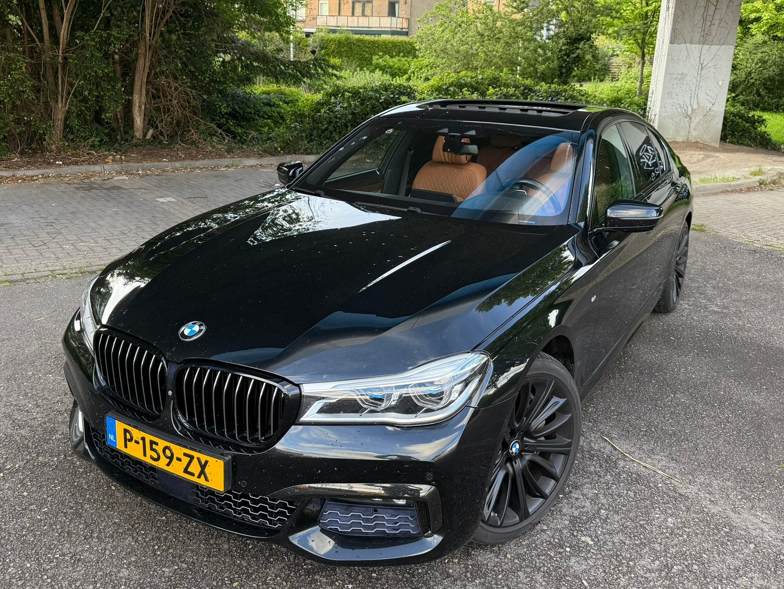 BMW 7-Serie M 750 D M Pakket 400 PK X-Drive 2018 Full Option, Automaat, 2993 cc, Zwart, Diesel