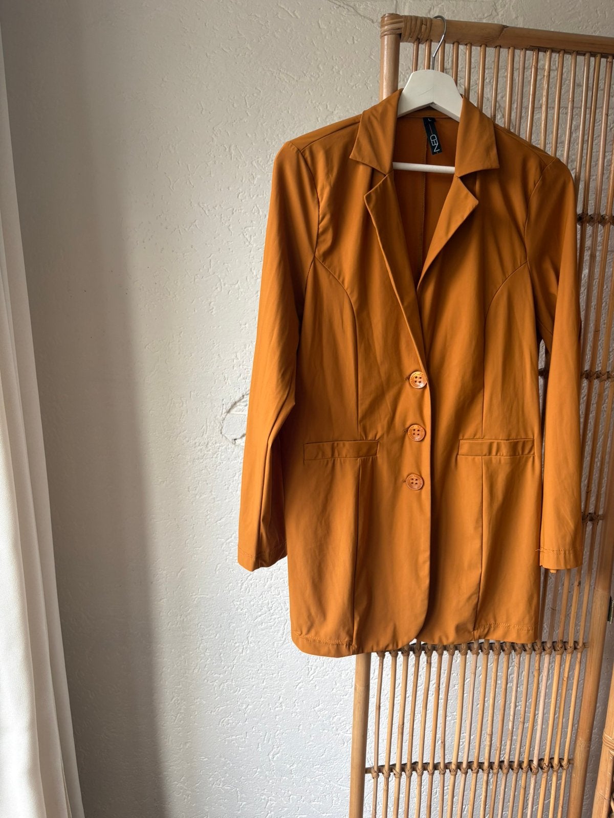 NED travel blazer mosterd L, Ophalen of Verzenden, Zo goed als nieuw, Maat 42/44 (L), Jasje