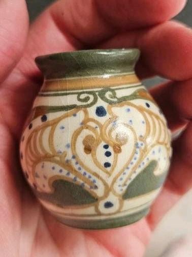 Arnhemsche Fayencefabriek vaasje - 5 cm, Ophalen of Verzenden