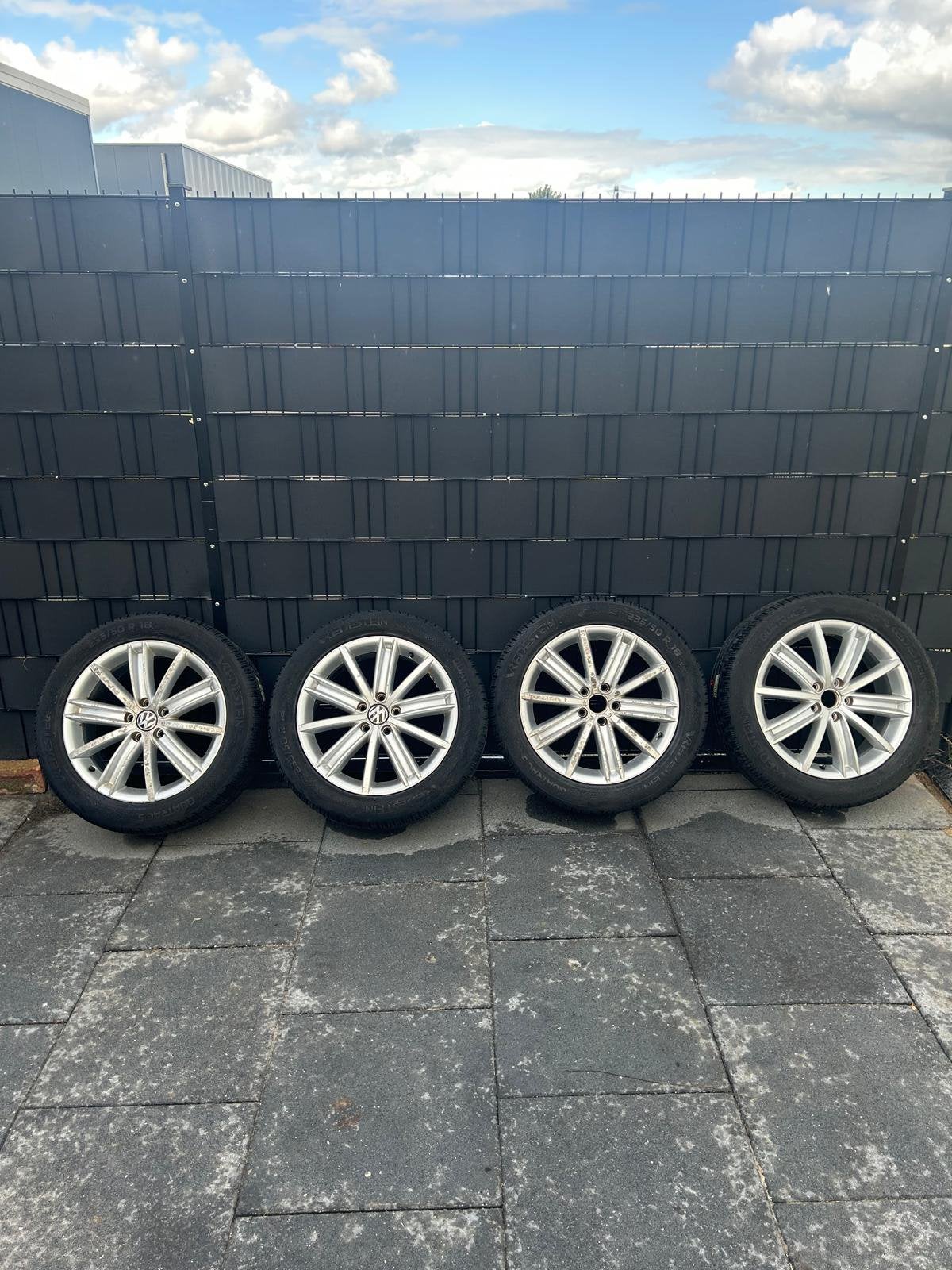 Vw tiguan velgen 18”, Auto-onderdelen, Ophalen, 18 inch, Gebruikt, Velg(en)