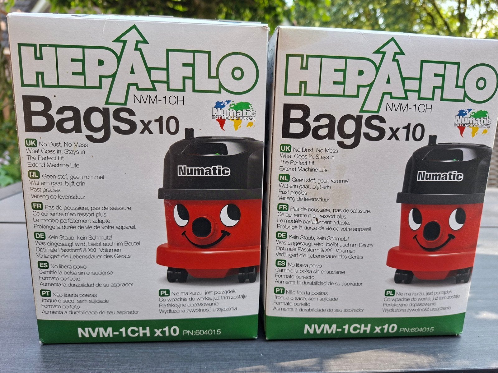 Numatic HEPA-FLO NVM-1CH Stofzuigerzakken (2x10 stuks), Inclusief accessoires, Numatic, Nieuw, Sledestofzuiger