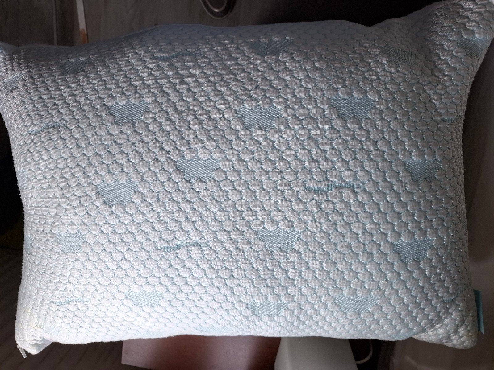 cloud pillow.met bij vulling., Overige merken, Wit, Afneembare hoes, Hoofdkussen