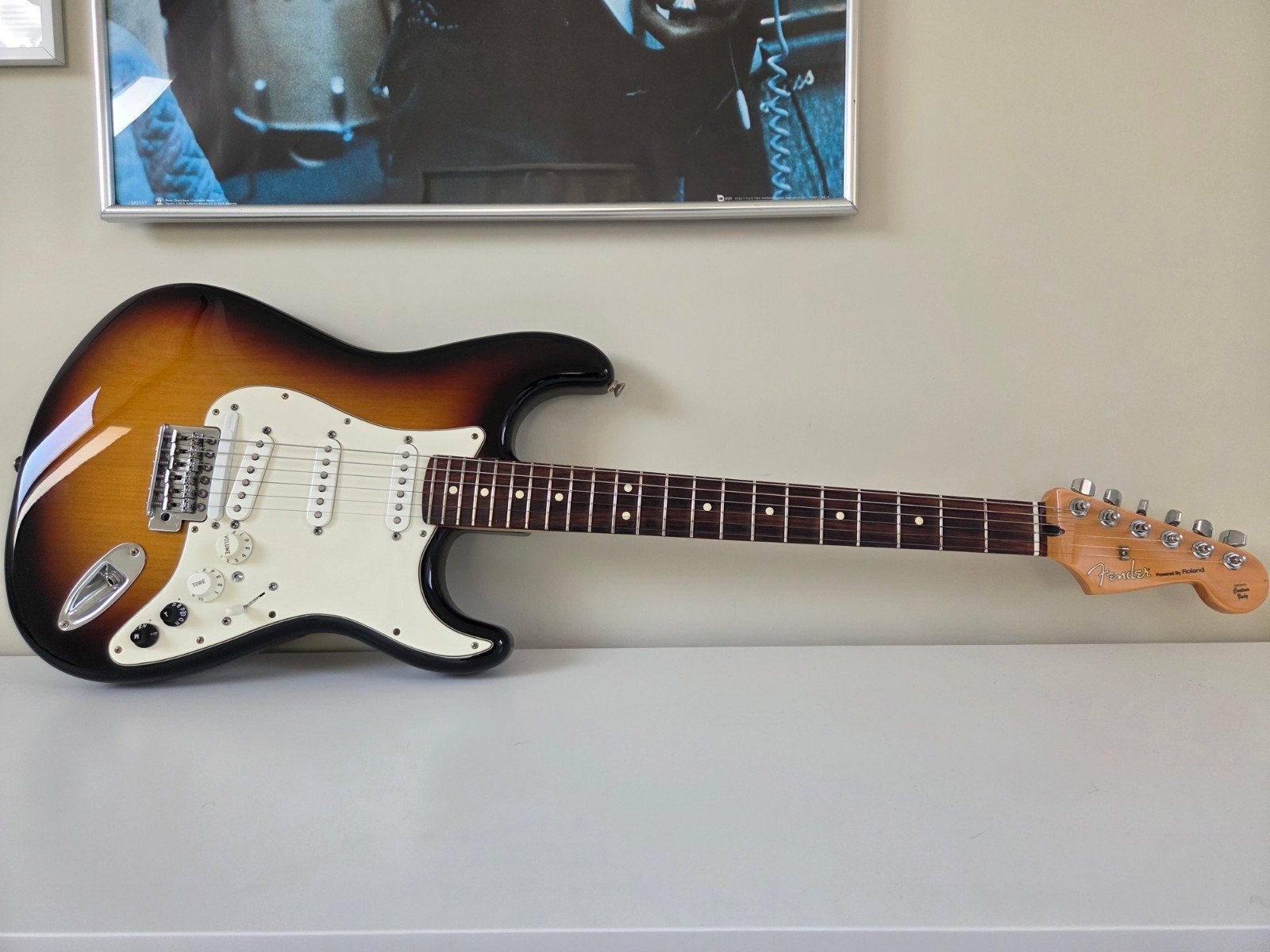 Fender Stratocaster V5 G5 Roland, Muziek en Instrumenten, Ophalen, Zo goed als nieuw, Solid body, Fender