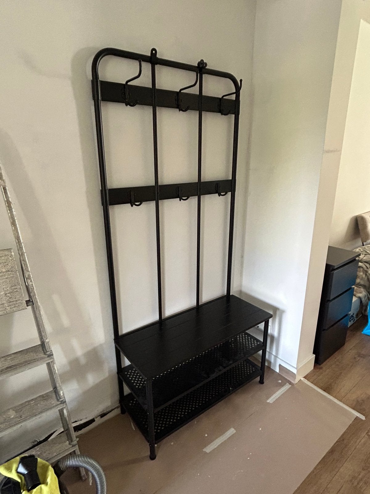 Kapstok ikea NIPÅSEN met opbergruimte en zit bankje, Huis en Inrichting, Woonaccessoires | Kapstokken, Ophalen, Zo goed als nieuw