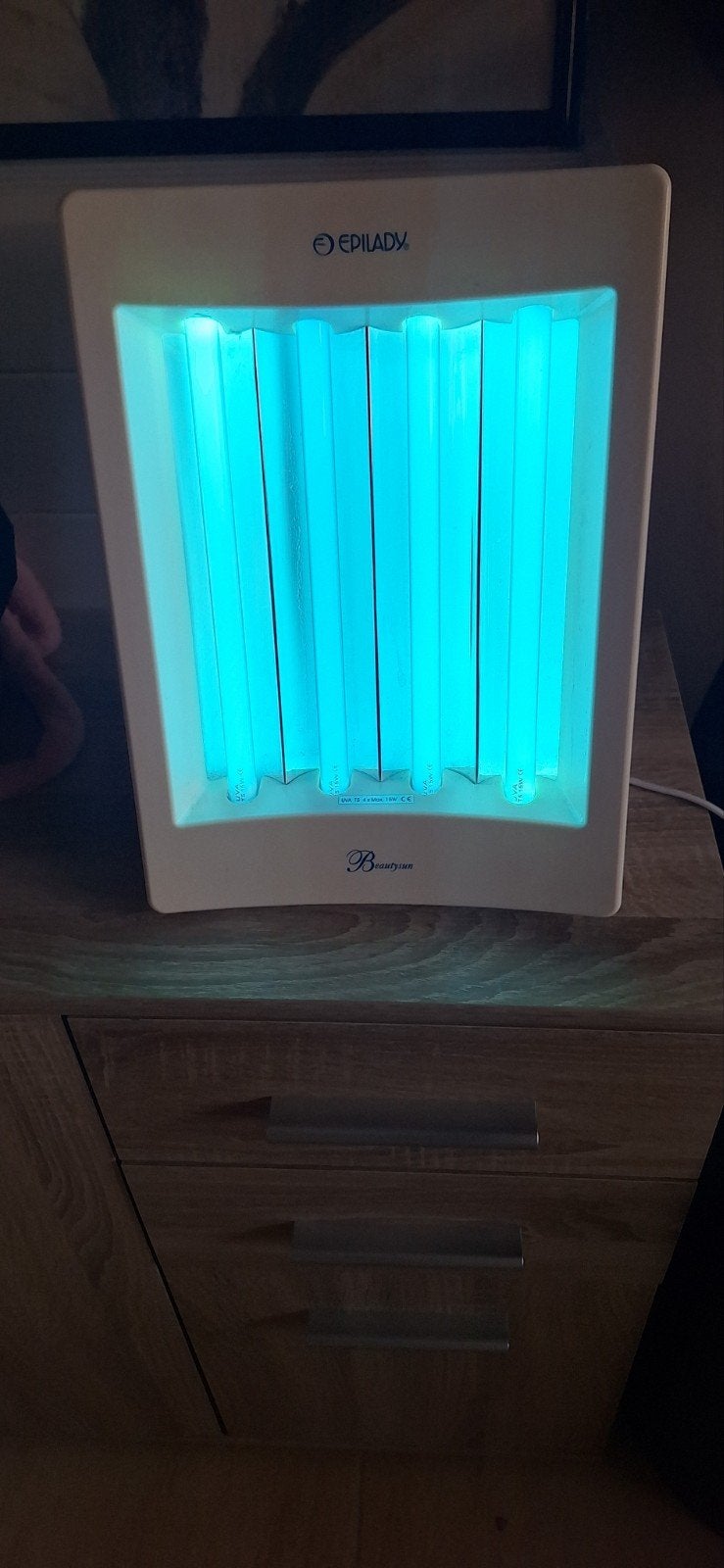 Epilady Gezichtsbruiner GB-1650 met 4 UV-lampen, Witgoed en Apparatuur, Zonnebanken en Gezichtsbruiners, Ophalen of Verzenden