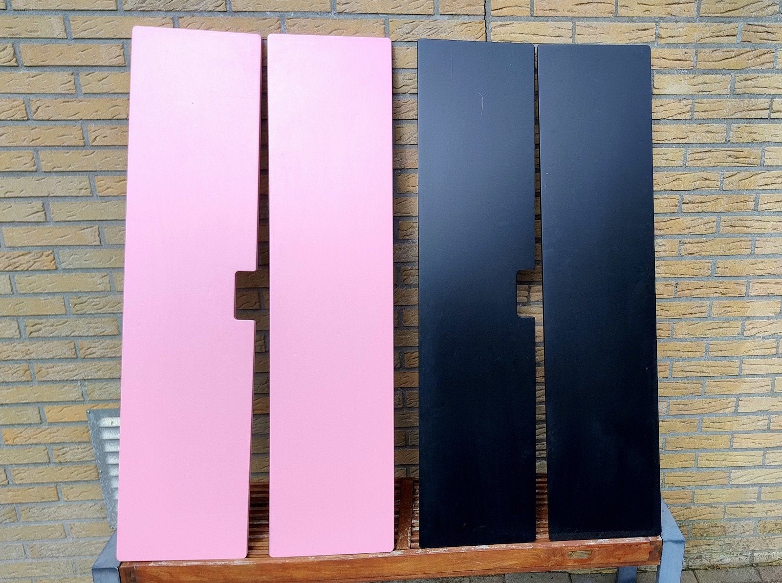 Kledingkast deuren Stuva (Ikea) roze en zwart (2 per kleur), Huis en Inrichting, Ophalen, Overige materialen, Minder dan 50 cm