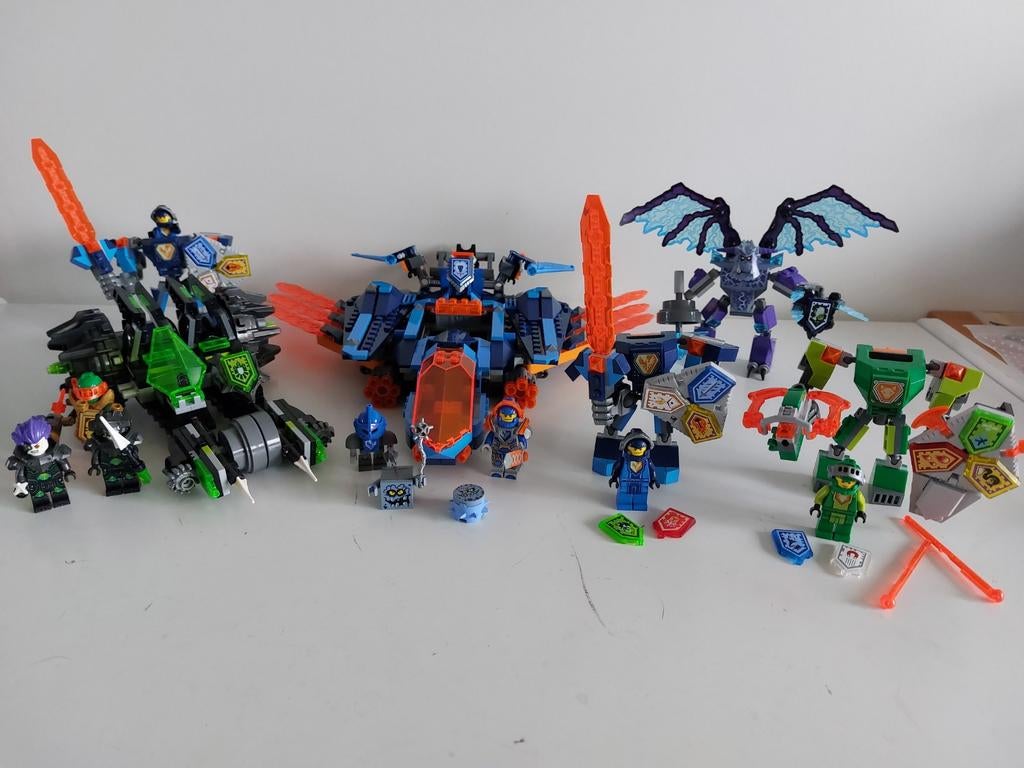 5x Lego Nexo Knights, allen compleet, Ophalen of Verzenden, Zo goed als nieuw, Complete set, Lego