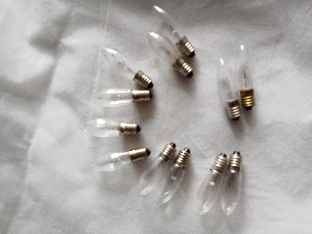 te koop oude kerstlampjes 3 watt 14 volt, Diversen, Kerst, Ophalen of Verzenden