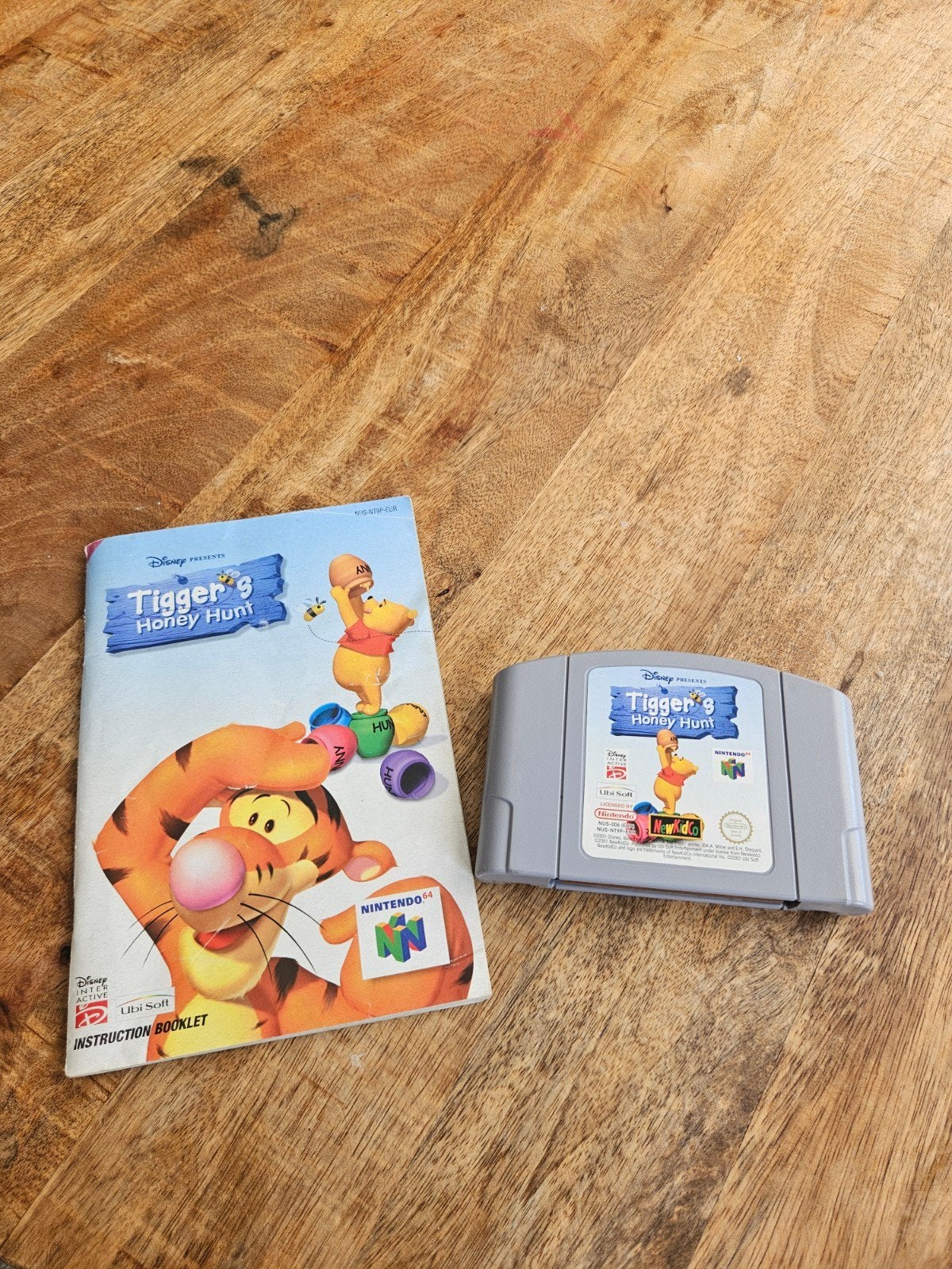 Tigger's Honey Hunt N64 met handleiding, Spelcomputers en Games, Gebruikt, 1 speler, Ophalen of Verzenden, Vanaf 3 jaar