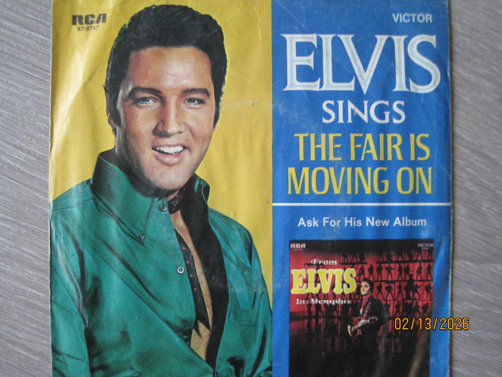 Elvis Presley  -  Clean up your own back yard, Gebruikt, Fotohoes, 7 inch, Single