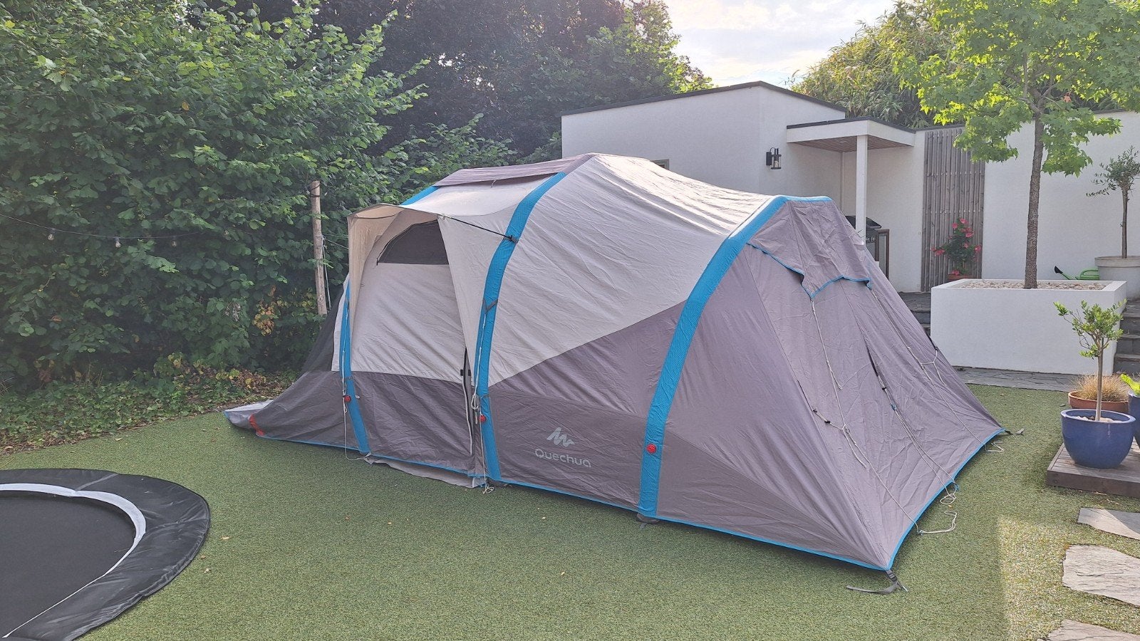 tent decathlon quechua air seconds family 6.3 xl, Ophalen, Gebruikt, Tot en met 4