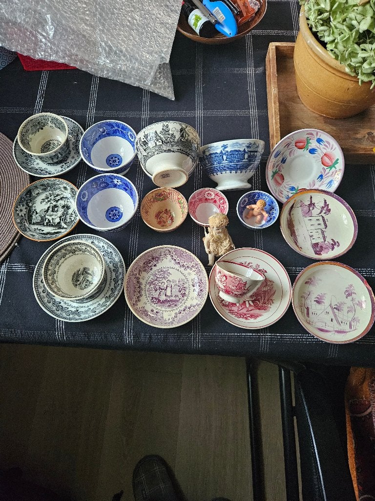 Antiek servies los kommetjes, Ophalen of Verzenden