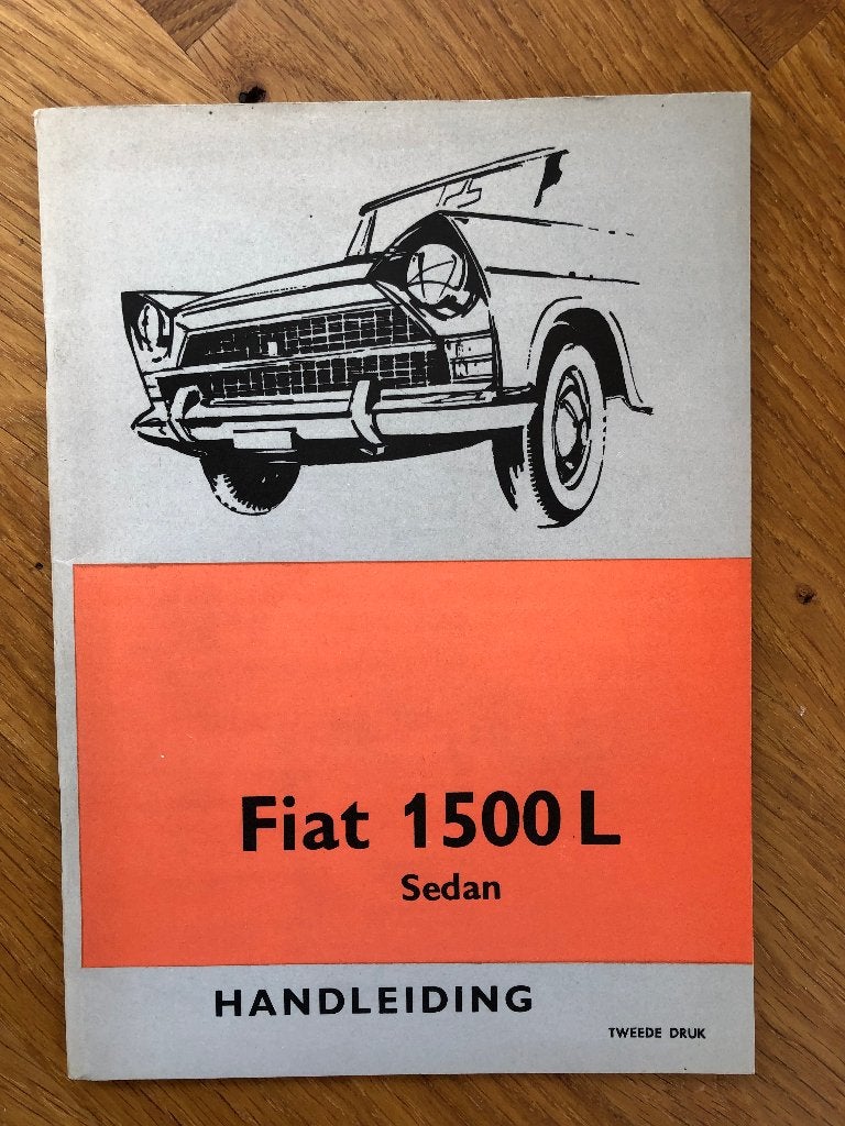 Fiat 1500L (Lunga) Sedan Handleiding 1966, Ophalen of Verzenden