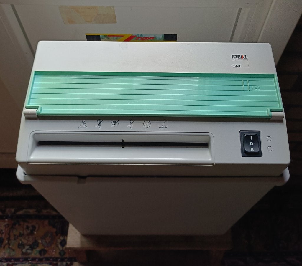 IDEAL 1000 papier versnipperaar, Ophalen of Verzenden, Zo goed als nieuw
