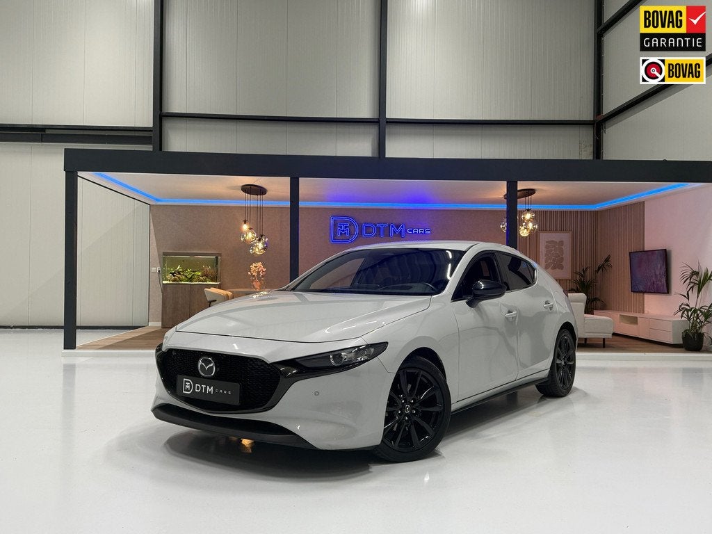 Mazda 3 2.0 e-Hybrid 150 Homura Aut. | HUD | Trekhaak | ACC, Auto's, 1998 cc, Stof, Gebruikt, Euro 6