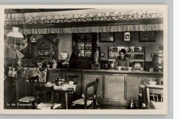 Spakenburg  In de Korporaal st 1950, Verzamelen, Ophalen of Verzenden, 1940 tot 1960, Gelopen, Utrecht