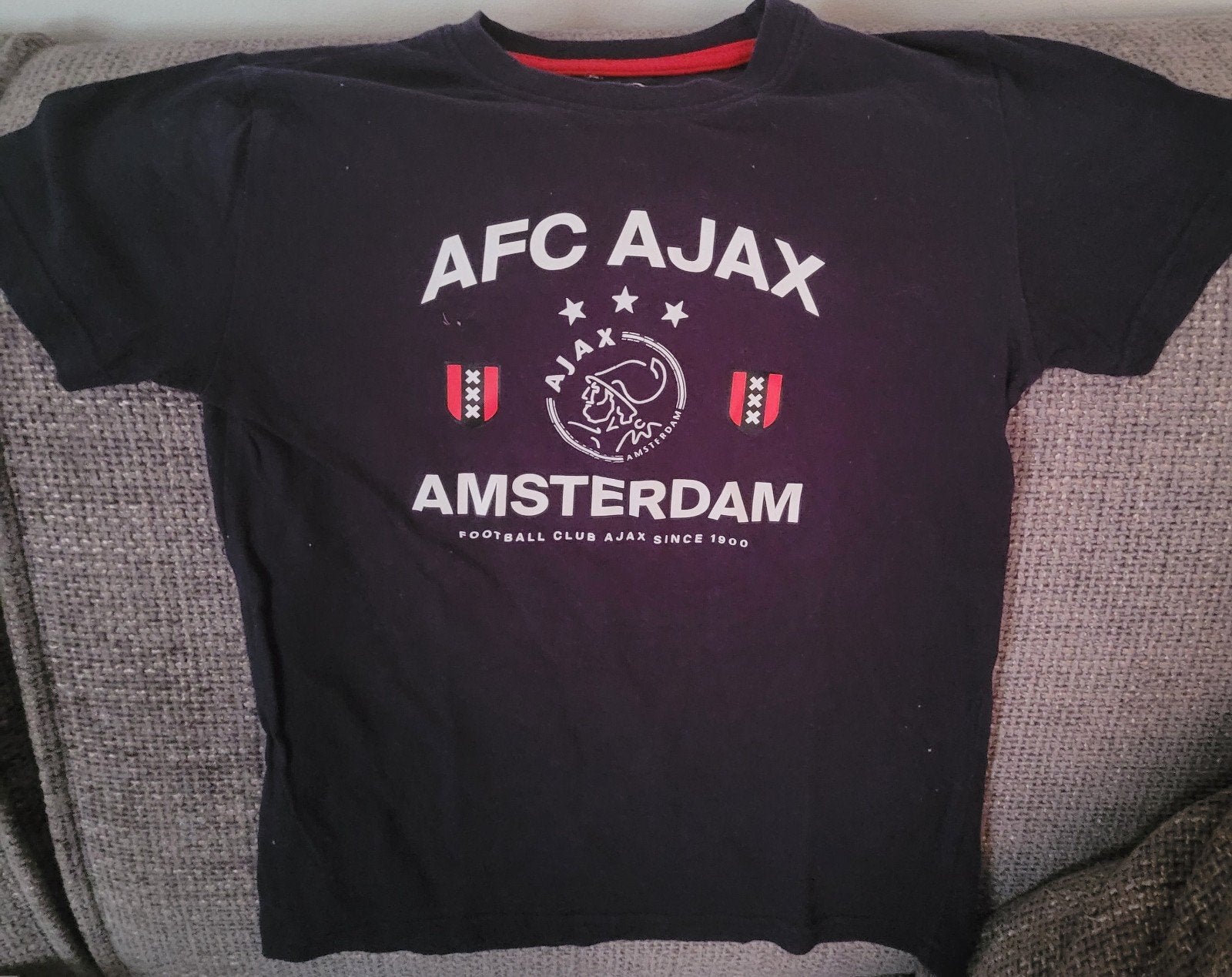 AFC Ajax shirt Amsterdam maat 128 / 134 kindershirt, Sport en Fitness, Voetbal, Maat XS of kleiner, Ophalen of Verzenden, Zo goed als nieuw