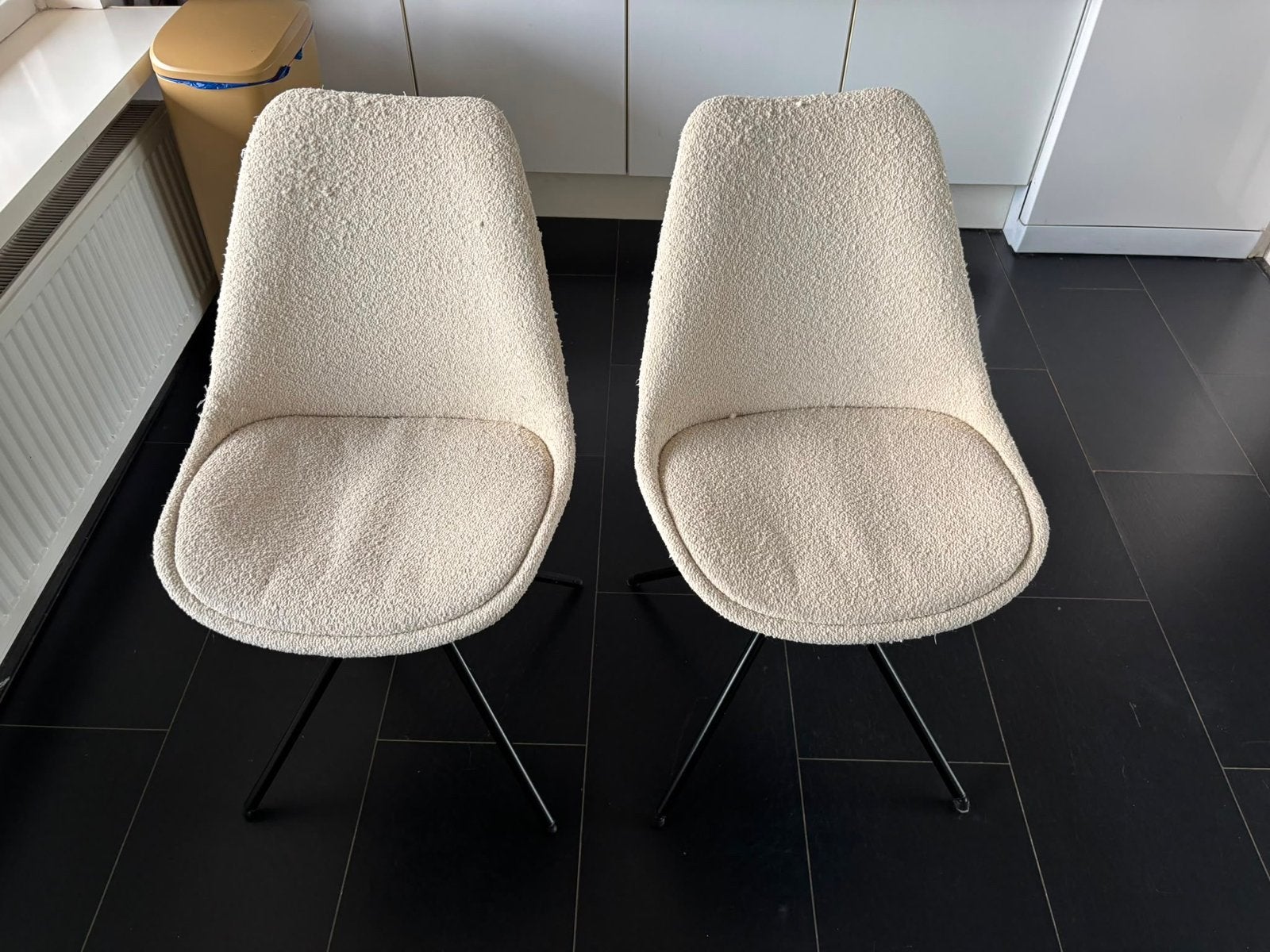 2x Leen Bakker Senja stoelen, Ophalen, Gebruikt, Twee, Wit