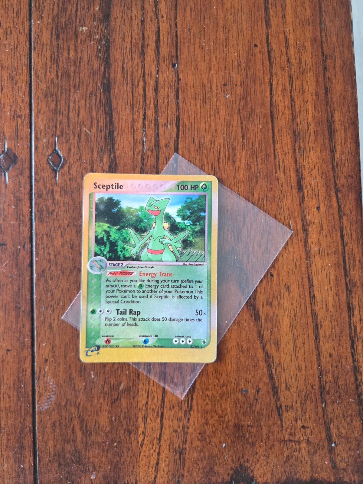 SCEPTILE 20/109 EX RUBY SAPPHIRE REVERSE HOLO, Ophalen of Verzenden, Gebruikt